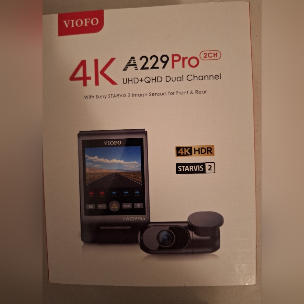 Dash Cam-VIOFO A229 PRO and HK4 Hardwire Kit with 8pcs